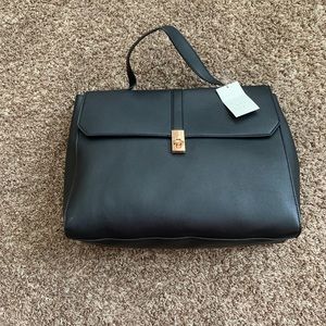 Top Handle Work Tote Handbag